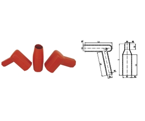 WRSJX (encogimiento del calor de ángulo recto de arranque cable recto)